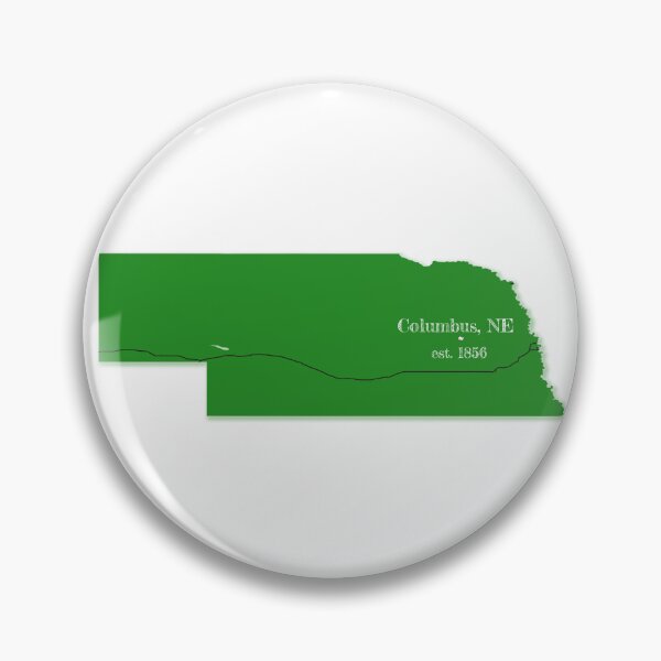 Item preview, Columbus, NE [Green] designed and sold by PhilbonianDezin.