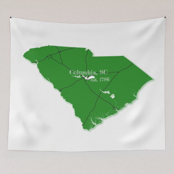 Item preview, Columbia, SC [Green] designed and sold by PhilbonianDezin.