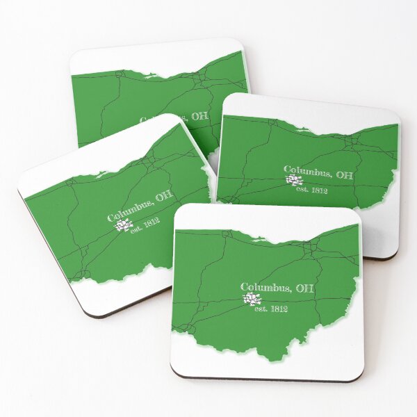 Item preview, Columbus, OH [Green] designed and sold by PhilbonianDezin.