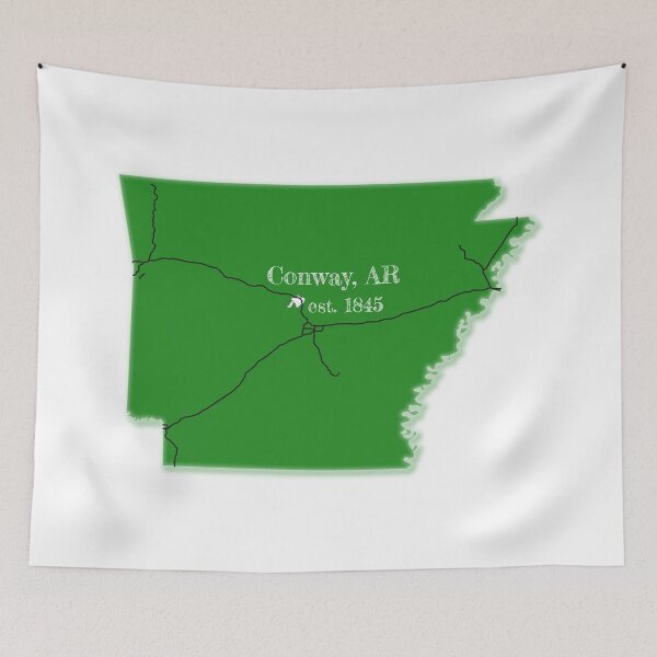 Item preview, Conway, AR [Green] designed and sold by PhilbonianDezin.