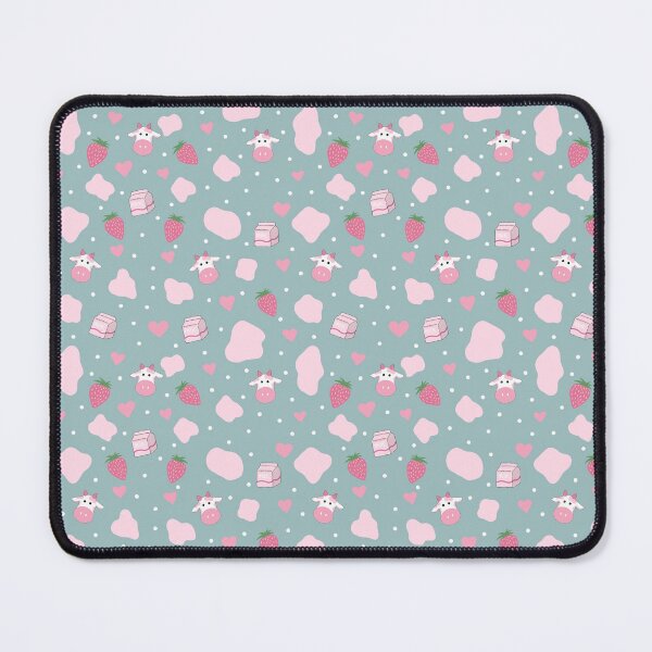 Item preview, Strawberry Milk and Cows Seamless Pattern designed and sold by Smershey Studios.