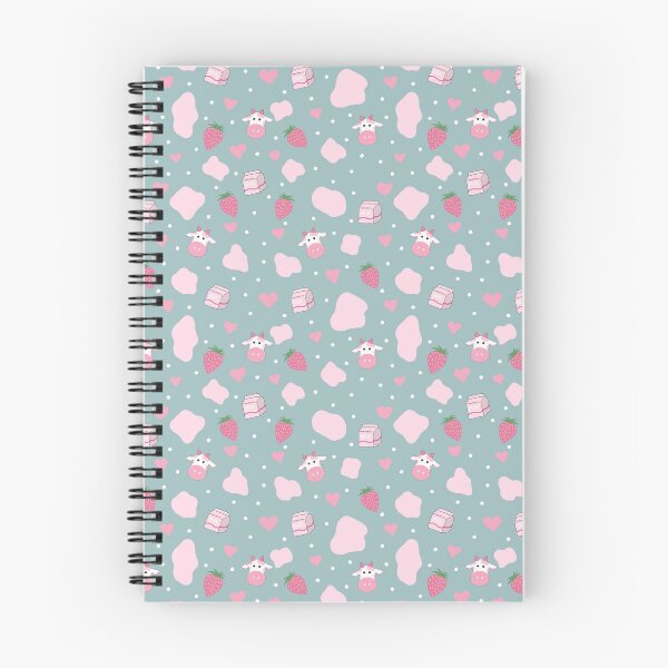 Item preview, Strawberry Milk and Cows Seamless Pattern designed and sold by Smershey Studios.
