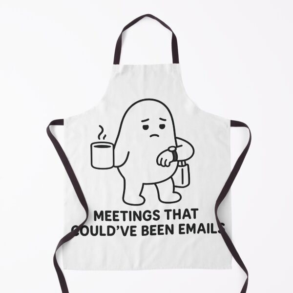 Item preview, Meetings That Could’ve Been Emails – Funny Relatable Minimalist Blob designed and sold by HolysticDesigns.