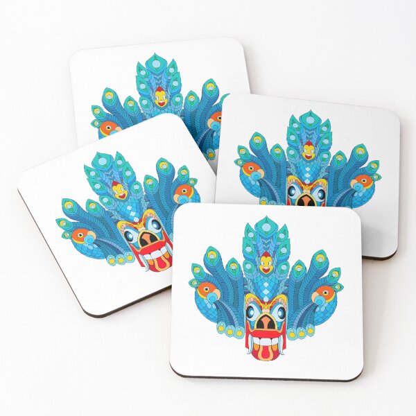 Item preview, Sri Lankan Traditional Mask – Cultural Heritage Vector Art designed and sold by Artbynuu.