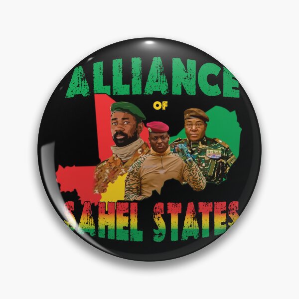 Item preview, Alliance of Sahel States – Assimi Goïta, Ibrahim Traoré & Abdourahamane Tchiani Art designed and sold by Youngkev-arts.