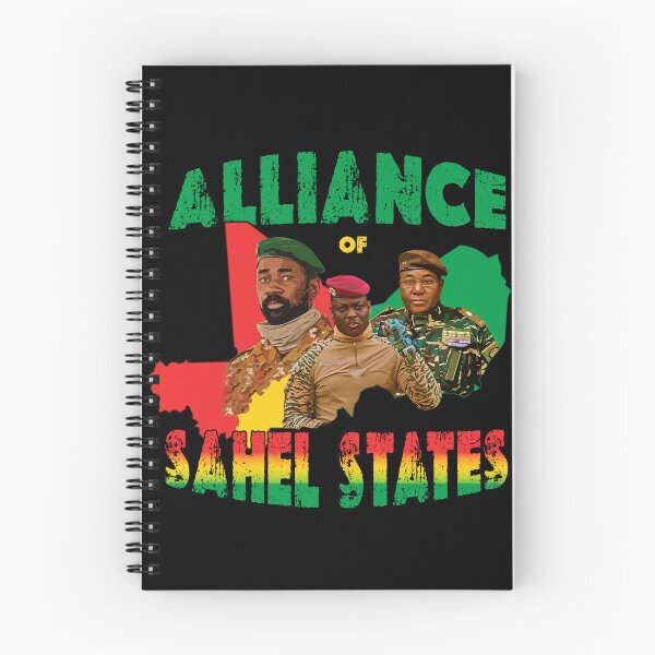 Item preview, Alliance of Sahel States – Assimi Goïta, Ibrahim Traoré & Abdourahamane Tchiani Art designed and sold by Youngkev-arts.
