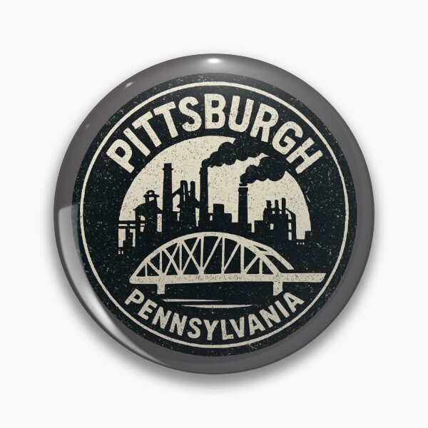 Item preview, Pittsburgh Pennsylvania  designed and sold by Broken Antler Designs .