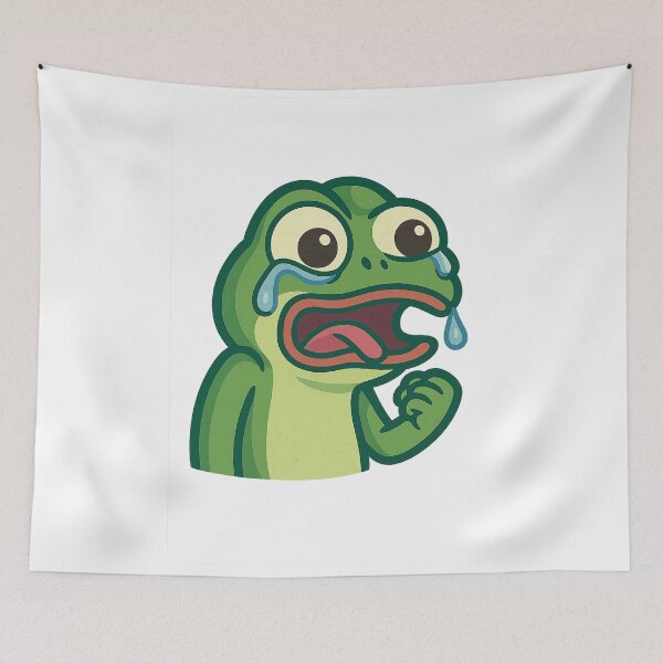 Item preview, Funny Meme Lizard Cartoon designed and sold by TypoVibeStudio.