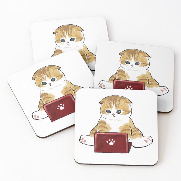 Item preview, Mofusand - Cat on Computer designed and sold by penny555.