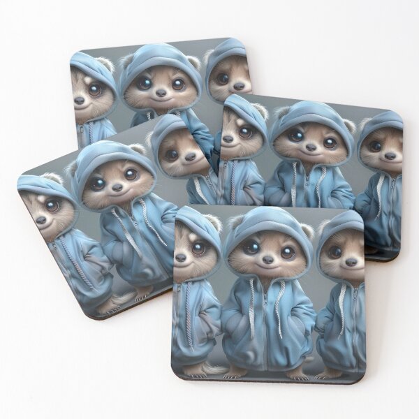 Item preview, Fluffy Gang In Blue Hoodies designed and sold by Jasperartist112.