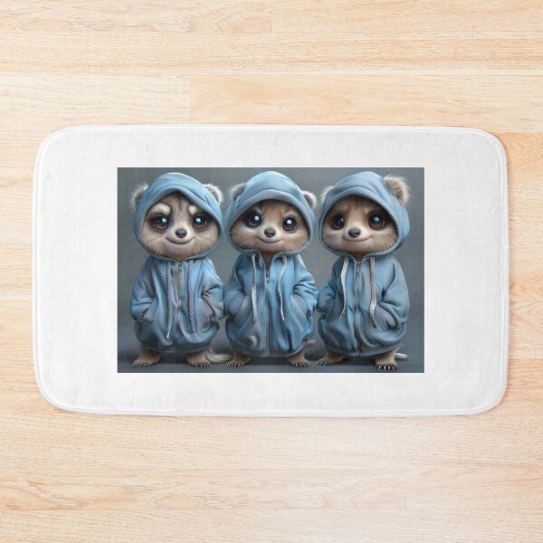 Item preview, Fluffy Gang In Blue Hoodies designed and sold by Jasperartist112.