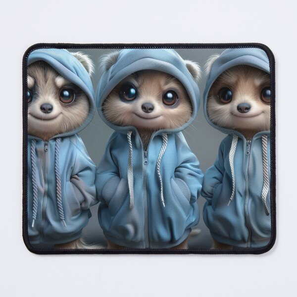 Item preview, Fluffy Gang In Blue Hoodies designed and sold by Jasperartist112.