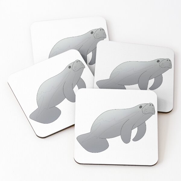 Item preview, cute manatee designed and sold by A Voice With Vision.