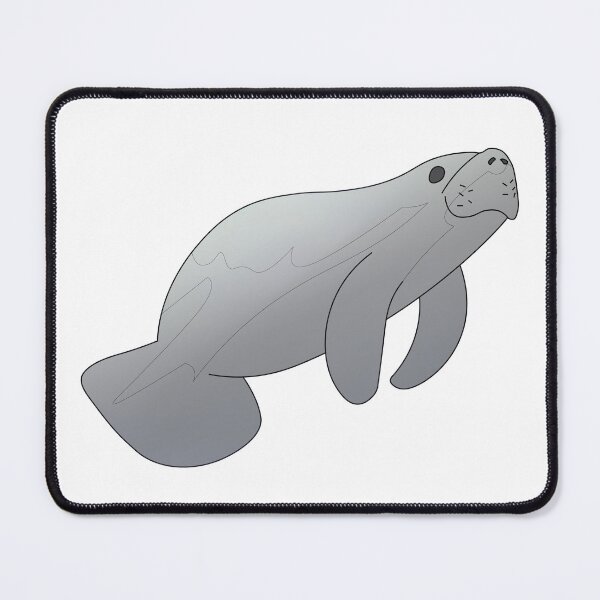 Item preview, cute manatee designed and sold by A Voice With Vision.