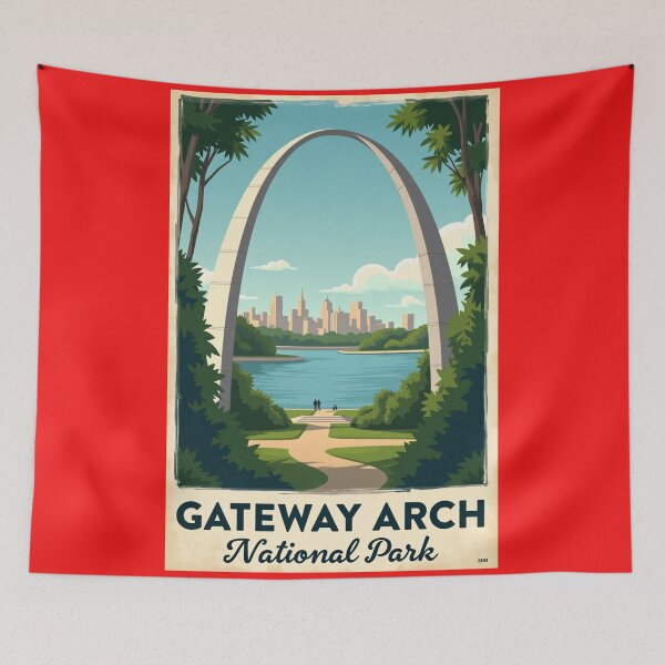 Item preview, Gateway Arch National Park designed and sold by beezzz4you.
