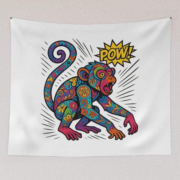 Item preview, Alebrije Monkey POW designed and sold by Ahau Designs.