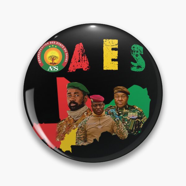 Item preview, Alliance of Sahel States – Assimi Goïta, Ibrahim Traoré & Abdourahamane Tchiani Art designed and sold by Youngkev-arts.