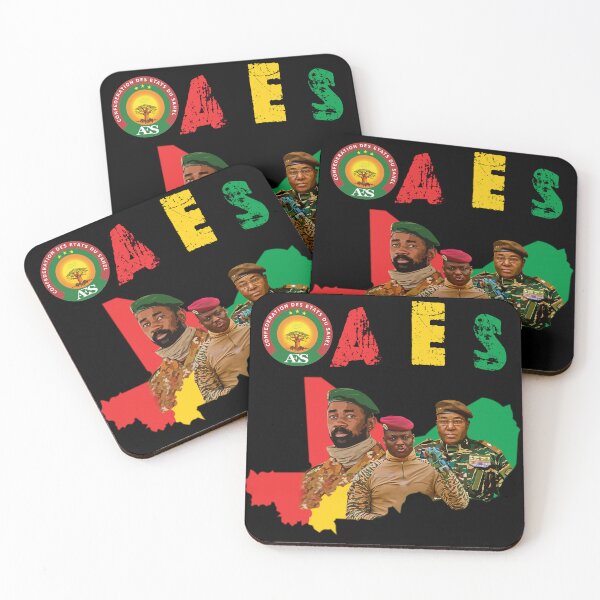 Item preview, Alliance of Sahel States – Assimi Goïta, Ibrahim Traoré & Abdourahamane Tchiani Art designed and sold by Youngkev-arts.