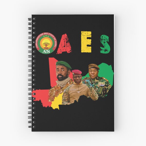 Item preview, Alliance of Sahel States – Assimi Goïta, Ibrahim Traoré & Abdourahamane Tchiani Art designed and sold by Youngkev-arts.
