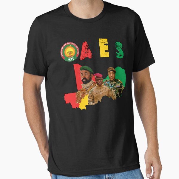 Alliance of Sahel States – Assimi Goïta, Ibrahim Traoré & Abdourahamane Tchiani Art Essential T-Shirt for Sale by Youngkev-arts