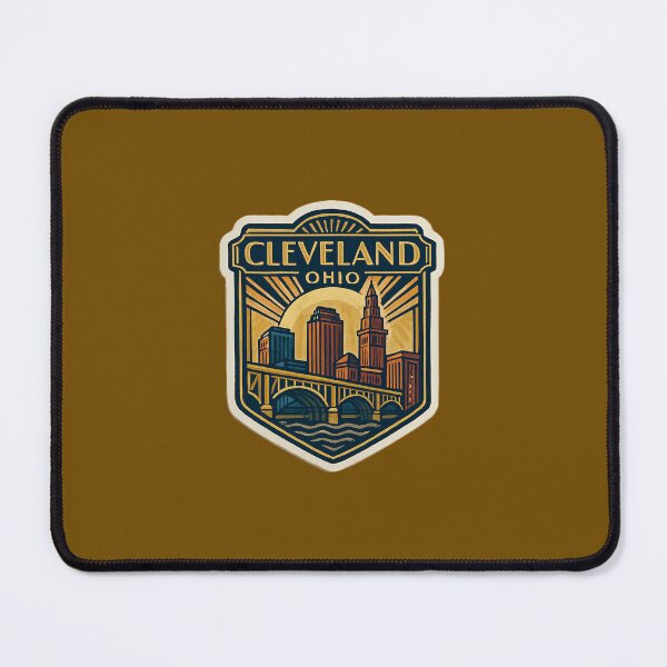 Item preview, Cleveland Ohio designed and sold by Broken Antler Designs .