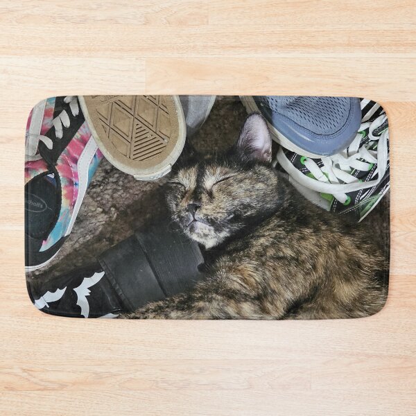 Item preview, Cat snoozes with emotional support boot designed and sold by reallypathetic.