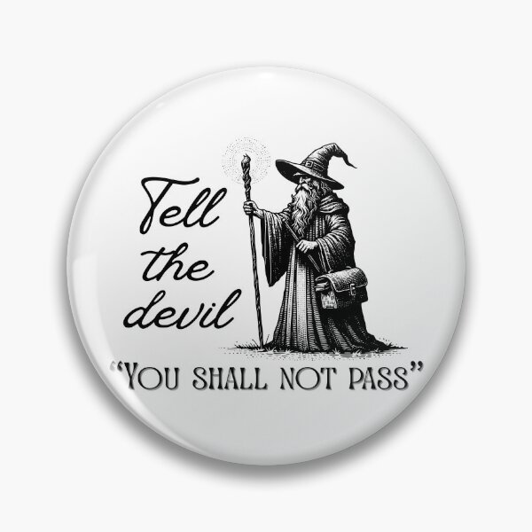 Item preview, No Pass for the Devil designed and sold by TRUTH IN LOVE.
