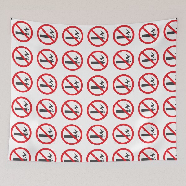 Item preview, No Vaping or E Cigarettes Banned Symbol designed and sold by THP Creative.
