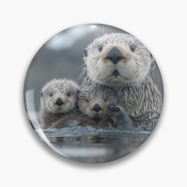 Item preview, Otterly Adorable Family Moment designed and sold by Jasperartist112.