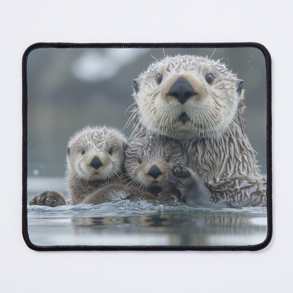 Item preview, Otterly Adorable Family Moment designed and sold by Jasperartist112.
