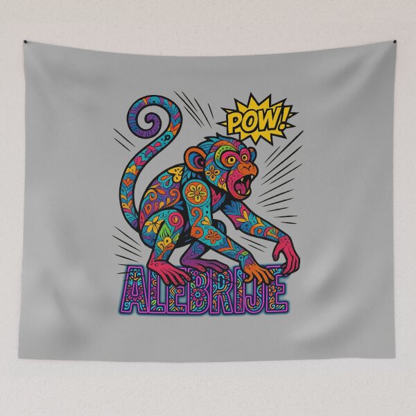 Item preview, POW Monkey Alebrije designed and sold by Ahau Designs.