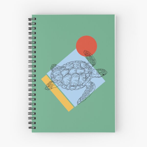 Item preview, Minimalist Sea Turtle with Geometric Shapes – Ocean, Sand, and Endangered Species Symbolism designed and sold by kiradreamshop.