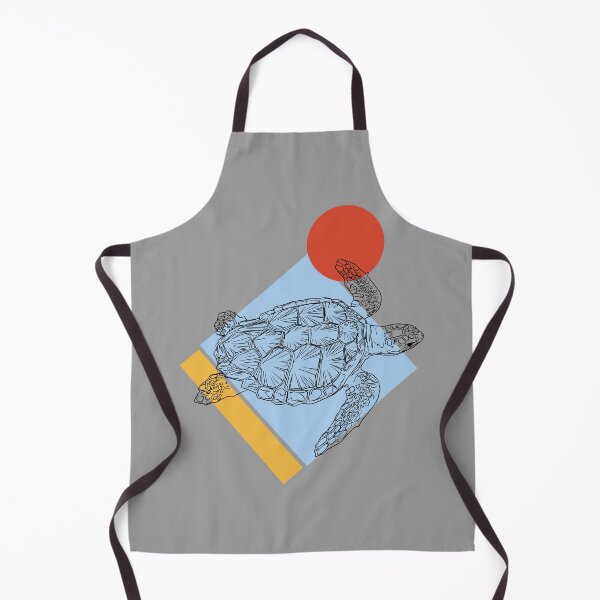 Item preview, Minimalist Sea Turtle with Geometric Shapes – Ocean, Sand, and Endangered Species Symbolism designed and sold by kiradreamshop.