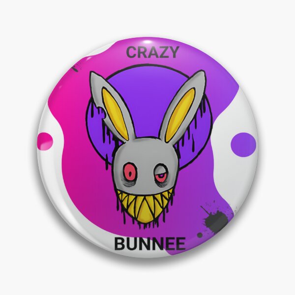 Item preview, CRAZY BUNNEE designed and sold by INK & VISION STUDIO.