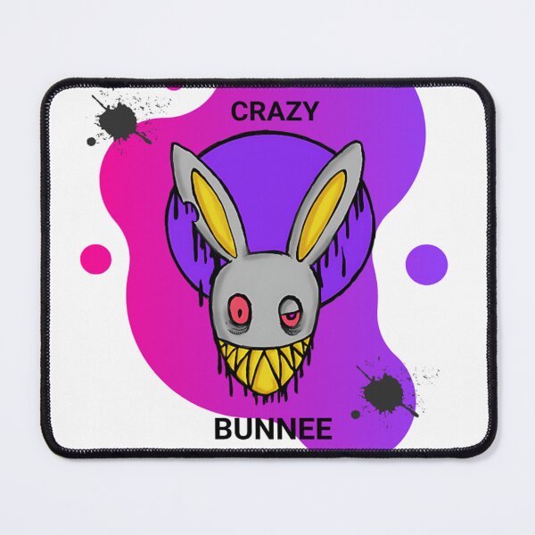 Item preview, CRAZY BUNNEE designed and sold by INK & VISION STUDIO.