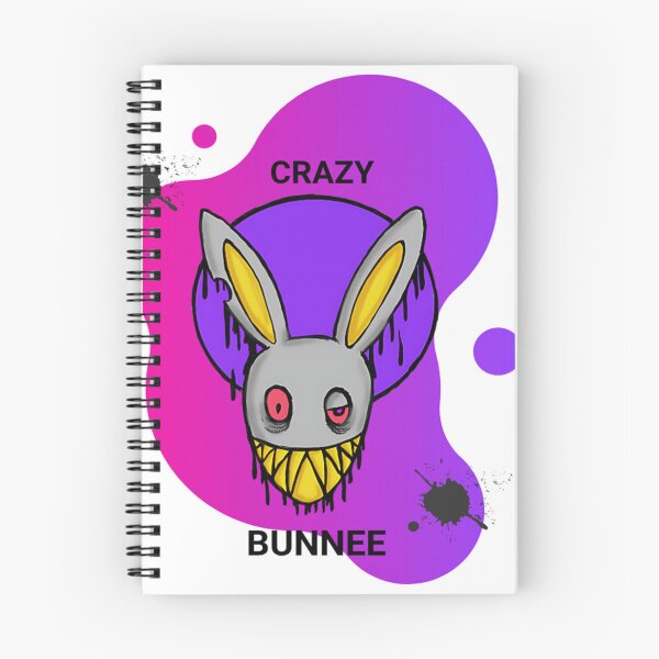 Item preview, CRAZY BUNNEE designed and sold by INK & VISION STUDIO.