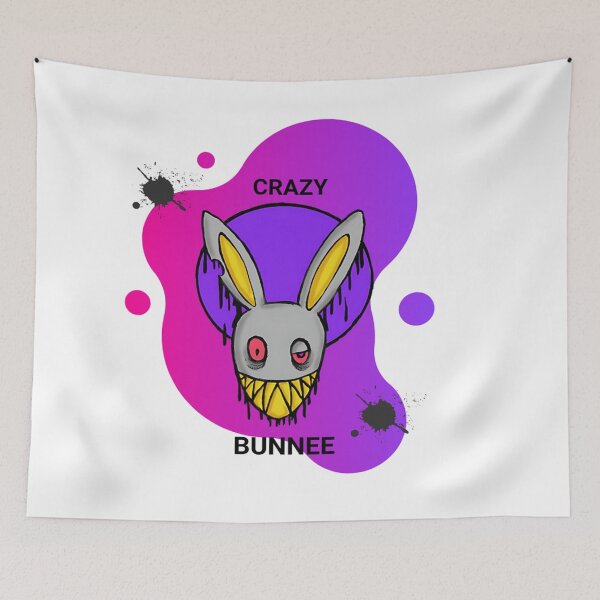 Item preview, CRAZY BUNNEE designed and sold by INK & VISION STUDIO.