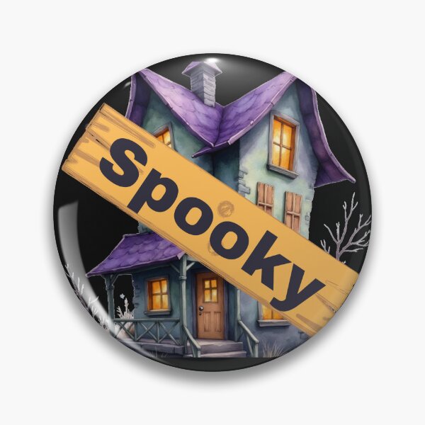 Item preview, Spooky Haunted House Halloween Design designed and sold by rustyroofco.
