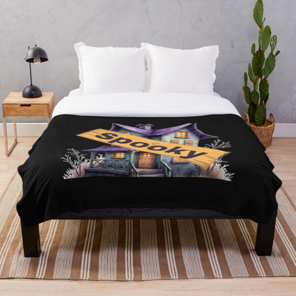 Artikelvorschau, Gruseliges Spukhaus-Halloween-Design entworfen und verkauft von rustyroofco.