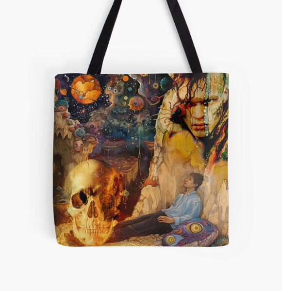 Renyke Dreams of Flex Book Of Immersion Illustration All Over Print Tote Bag