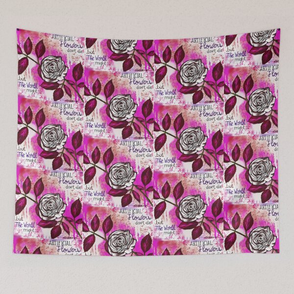 Item preview, Artificial Flowers don't die, but the world might... designed and sold by Mfashionart.