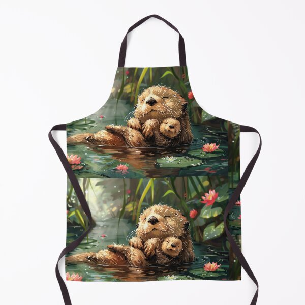 Item preview, Otter Serenity Among Blooms designed and sold by Jasperartist112.