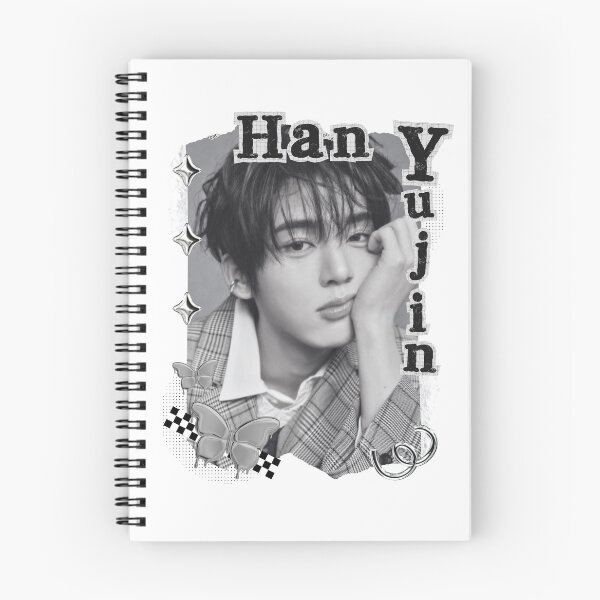 Item preview, Han Yu Jin Zerobaseone Kpop Solo Artist Black and White Collage Digital Art Portrait designed and sold by AJUNICE STUDIO.