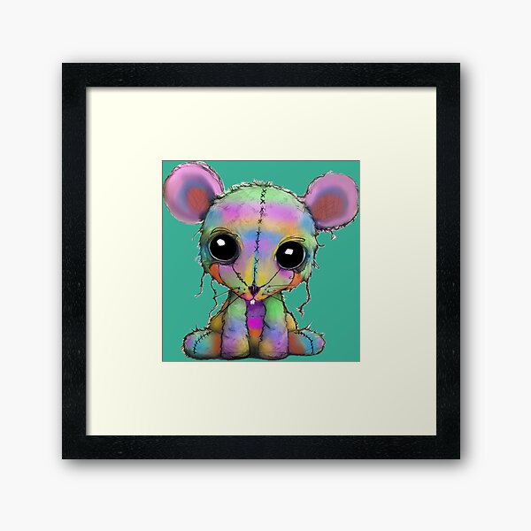 Thread Bear Autism Baby Rat by Tale Teller Kids Framed Art Print
