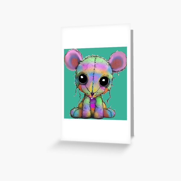 Thread Bear Autism Baby Rat by Tale Teller Kids Greeting Card