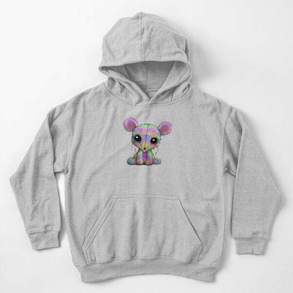 Thread Bear Autism Baby Rat by Tale Teller Kids Kids Pullover Hoodie