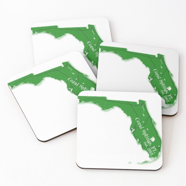 Item preview, Coral Springs, FL [Green] designed and sold by PhilbonianDezin.