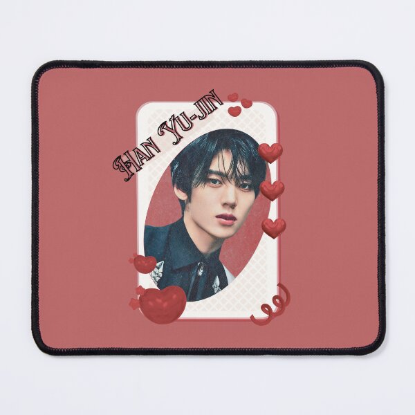 Item preview, Zerobaseone Han Yu Jin Korean Solo Artist Card Red Aesthetic Collage Design designed and sold by AJUNICE STUDIO.