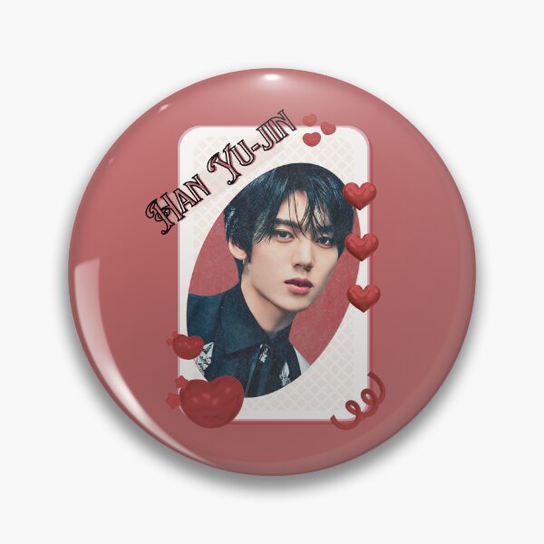 Item preview, Zerobaseone Han Yu Jin Korean Solo Artist Card Red Aesthetic Collage Design designed and sold by AJUNICE STUDIO.