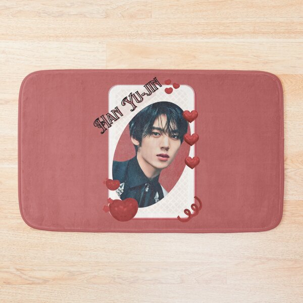 Item preview, Zerobaseone Han Yu Jin Korean Solo Artist Card Red Aesthetic Collage Design designed and sold by AJUNICE STUDIO.